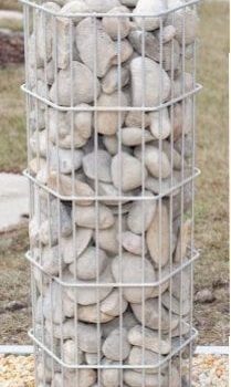 Steinkorb Säule