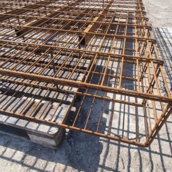 Gabione Olpe in Rostioptik